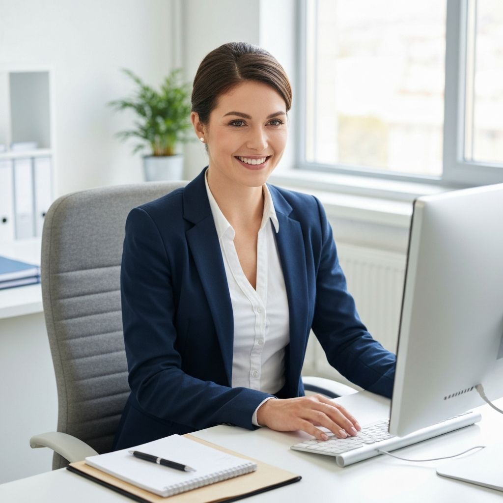 Dedicated representative at work